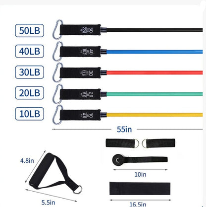 Resistance Bands Set for Strength Training and Full Body Workout