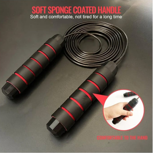 Adjustable Skipping Rope for Fitness Training and Cardio Workout
