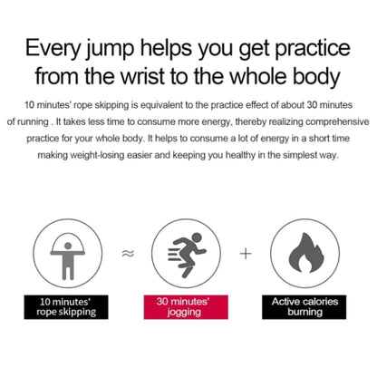 Adjustable Skipping Rope for Fitness Training and Cardio Workout